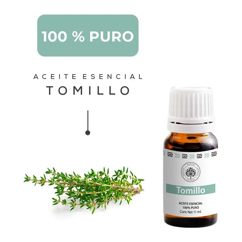Aceite Esencial De Tomillo 100% Puro Uso Tópico Aromaterapia