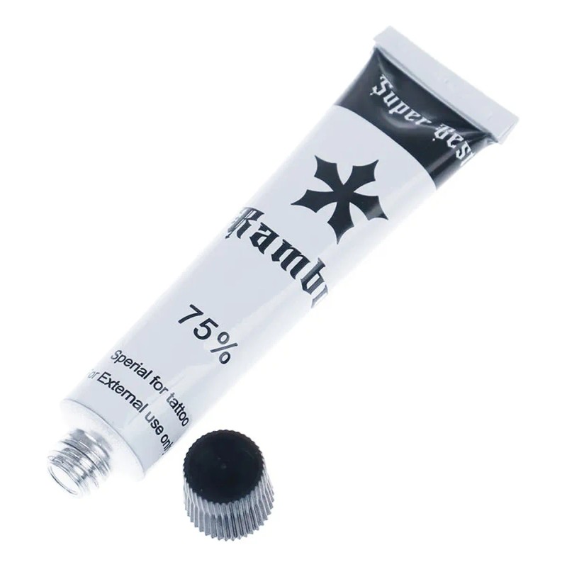 5x Crema Previa Para Tatuajes Microblading Sin Dolor 75%