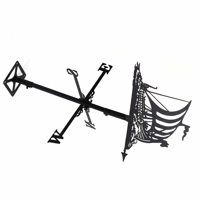Stainless Steel Weather Vane Retro Farm Scene Garden Stake Weathervane