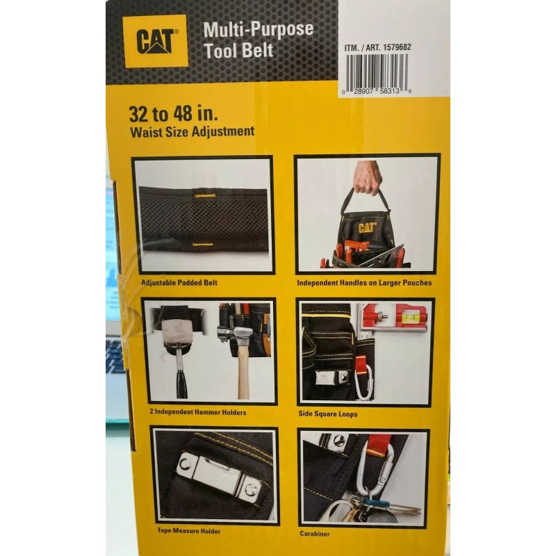 Caterpillar NEW - CAT CATERPILLAR Tool Belt Muti-Purpose - 32
