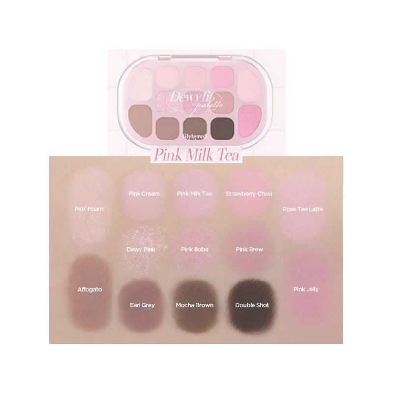 LILYBYRED Dewy Fit Palette Special Set 2items, Shade:02 Pink Milk