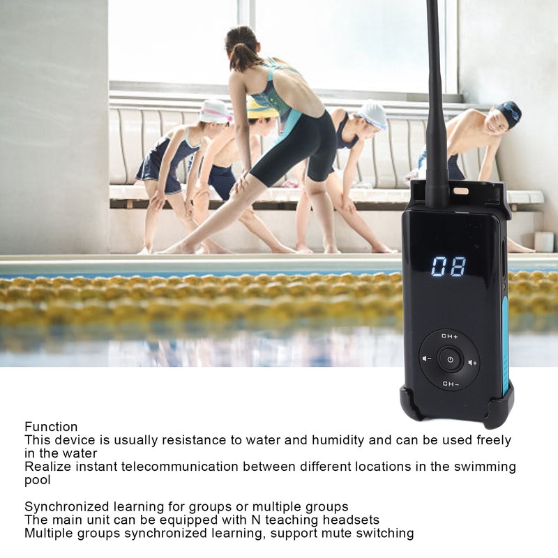 Swimming Training One Way Shouting Machine Professional Long Distance Wireless