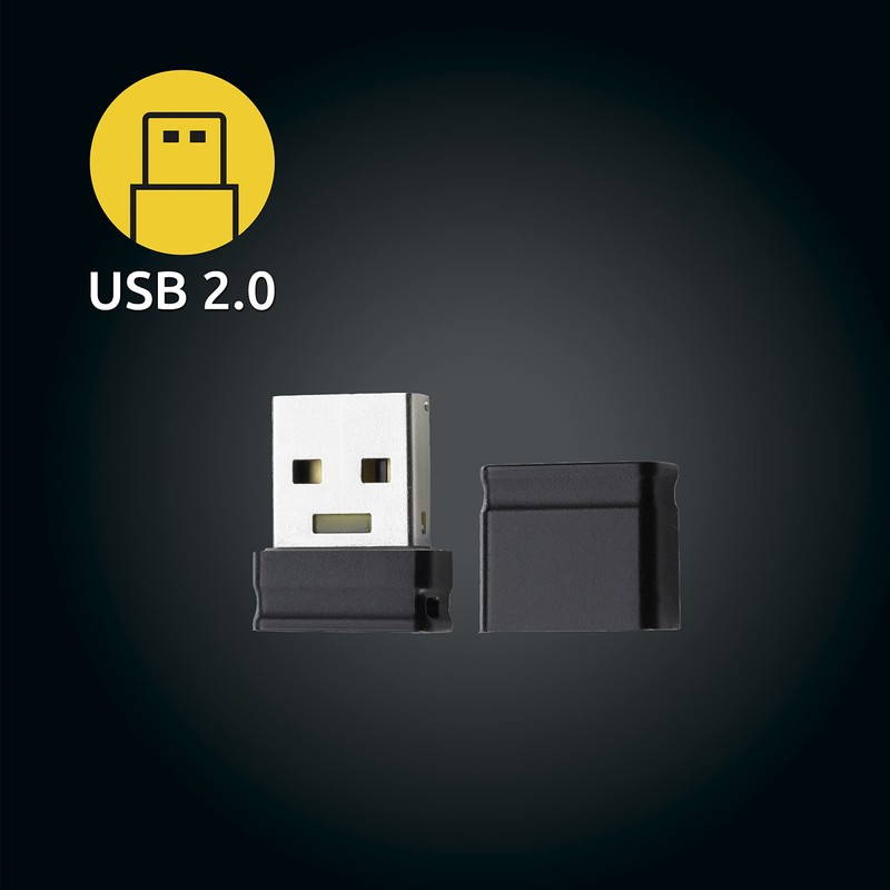 Intenso Micro Line USB Memory Stick, Black