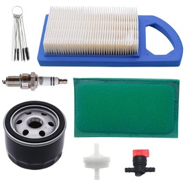 JDLLONG Air Filter 697152 697775 613022 695643 797007 794421 with 697292 Pre-Filter for 334376 697775 697152 21A902 21A907 21A707 21A807 21A977 21A907 with 492932s Oil Filter Lawn Mower Tune up Kit