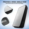 Black Rear View Main Door Mirror,Upper Flat Mirror, Left Drive