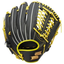 SSK WCG17525F Soft Wind Dream Series Color for Outfielders, Black x LY Tan (9030), L (Right Throw)