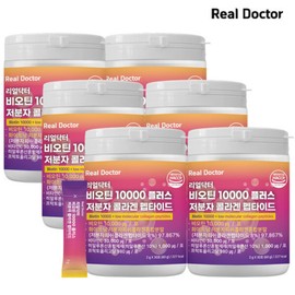 formulaReal Doctor Real Doctor Biotin 10000 Plus Low Molecular Collagen Peptide 2g x 30 sachets (60g) 6 units / 리얼닥터 비오틴 10000 플러스 저분자 콜라겐 펩타이드 2g x 30포 (60g) 6개
