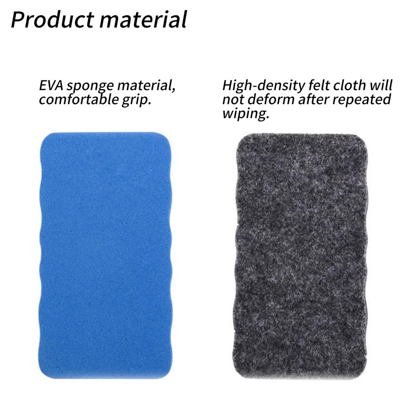 6 PCS Whiteboard Eraser, White Board Rubber, Magnetic Whiteboard Eraser