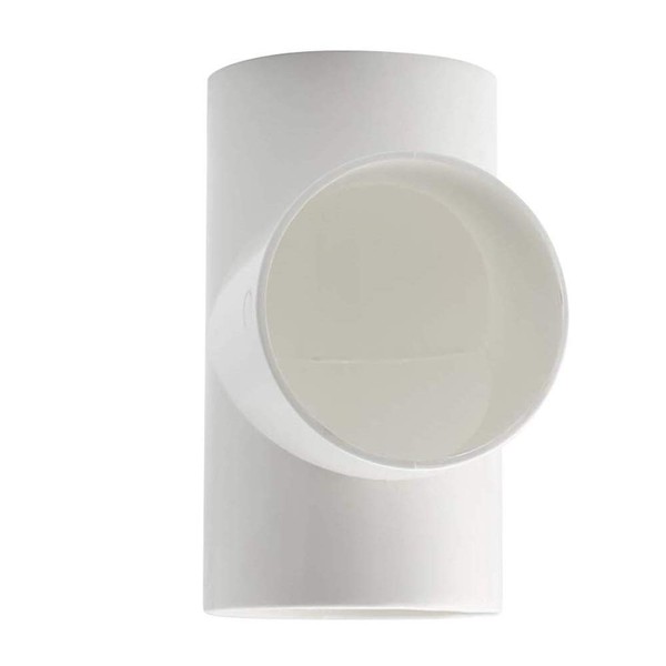 BEWOX 3 Way T-Fitting Duct Hose Connector, T Shape ABS