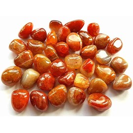 Pachamama Essentials Fire Agate Tumbled - Healing Stone - Crystal Healing 20-25mm (1)