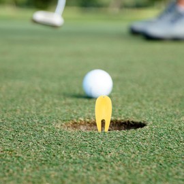 YARNOW 20pcs Golf Green Fork Divot Tool and Marker Pitch Mark Repair Tool Golfs Divot Fork Single Prong Divot Tool Green Repair Tool Golfing Lawn Tools Divot Fixer Plastic Golf Stuff Mini