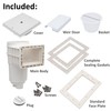 Rx Clear Standard Thru-Wall Skimmer for Vinyl Liner Inground Pool