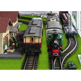 Artificial Model Grass Mat Trains Grass Green 100 x 250cm or 39"x 98"for Decoration Craft Scenery Model DIY CP138