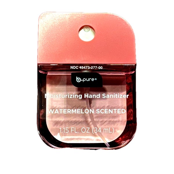 Moisturizing Hand Sanitizer, Scented, 1.17 oz (Watermelon)