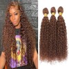MAMART 30 32 34 Inch Brown Human Hair Bundles Color