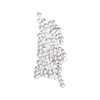 100pcs Transparent Rhinestones Mini Sharpened Bottom Exquisite Crystal Gems for