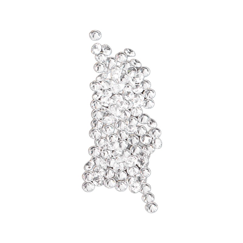 100pcs Transparent Rhinestones Mini Sharpened Bottom Exquisite Crystal Gems for