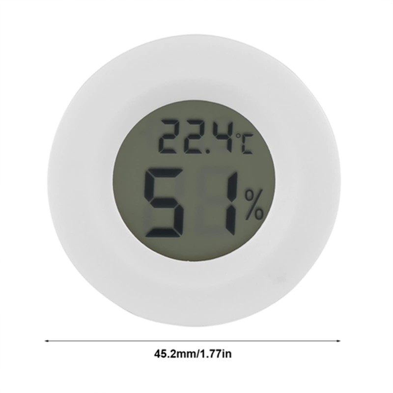 LCD Digital Temperature Humidity Meter Thermometer Hygrometer, Ideal for Pet