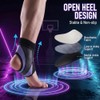 2 Pcs Ankle Brace for Women Men, Purple Adult Support