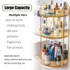 Rotating Makeup Organizer Lazy Susan Trays Skincare Perfume Organizer Racks