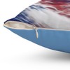 Red White Blue Hurricane Eye Pillow – Spun Polyester Cushion