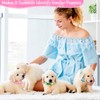 Auidy_6TXD 14pcs Puppy Collars for Litter Adjustable Whelping Puppy Collars