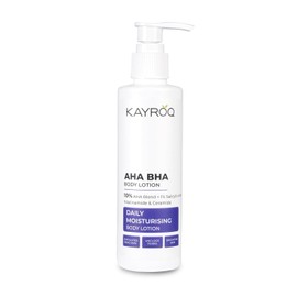 KAYROQ AHA BHA Body Lotion, 10% AHA + 1% Salicylic Acid, Daily Moisturising with Niacinamide & Ceramide