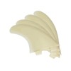 DORSAL Surfboard Fins Quad 4 Set FCS Compatible Medium Natural