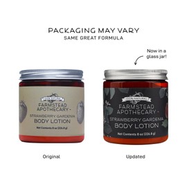 Farmstead Apothecary 100% Natural Body Lotion with Organic Safflower Oil,