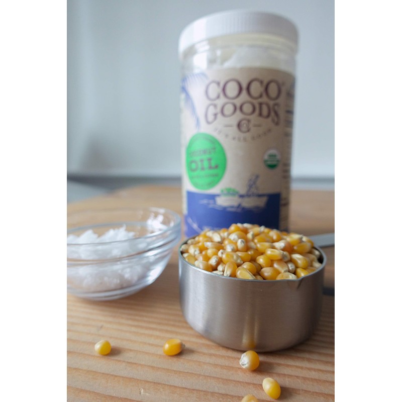 CocoGoodsCo Single-Origin Organic Unrefined Virgin Coconut Oil, Cold-Pressed - Gluten-free,
