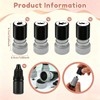Cat Stamps, Self Inking Black Pattern Mini Kitten Decorative Set