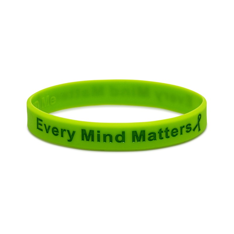 (4 Pack) Every Mind Matters Mental Health Awareness Bracelet MHA