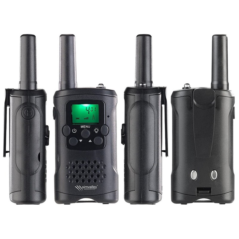 simvalley Communications Radios Set 10 KM: Set of 2 Cordless