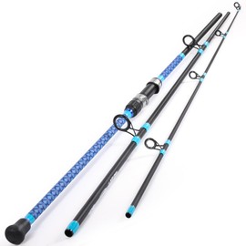 Sougayilang Surf Fishing Rod Carbon 3 Piece Spinning Fishing Rod for Travel - 9'