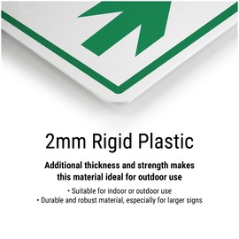 Bleedsave Public Access Trauma Kit - Square 200 x 200 mm - 2mm Rigid Plastic Safety Sign