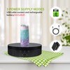ZLMONDEE Remote Control Rotating Display Stand, 5.74inch/22Lbs Load Turner Cup
