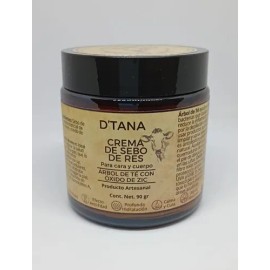 Crema Sebo De Res- Arbol De Té Y Oxido De Zinc 90g