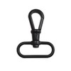 Wuuycoky Black 1.5" Inner Diameter D Ring Round Head Hook