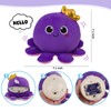 Octopus Baby Crawling Musical Toy with 97 Melodies, Talking Repeat