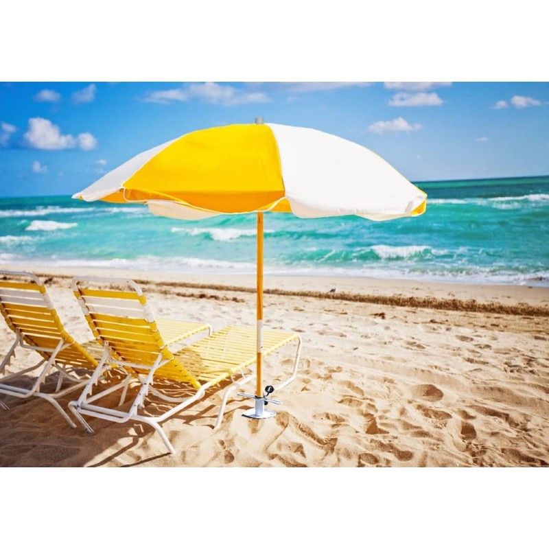 AMMSUN Beach Umbrella Sand Anchor Metal Heavy Duty Outdoor Umbrellas