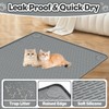 Bartuke Cat Litter Mat, Extra Large 40" x 28" Silicone