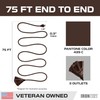 Iron Forge Cable 75ft Brown Outdoor Extension Cord with 3