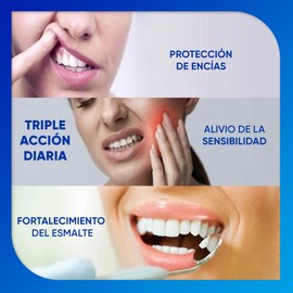 Sensodyne Sensitivity and Gums Active Protection Toothpaste with Fluorine, Relief for Sensitive Teeth and Improving Gum Health, 4 x 75 ml Pack