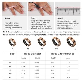 GYSOA Health Tracker Fitness Sleep Monitor for Women (Rose 9#)