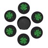St Patrick's Day Shamrock Coasters Set of 6, Drink Coasters