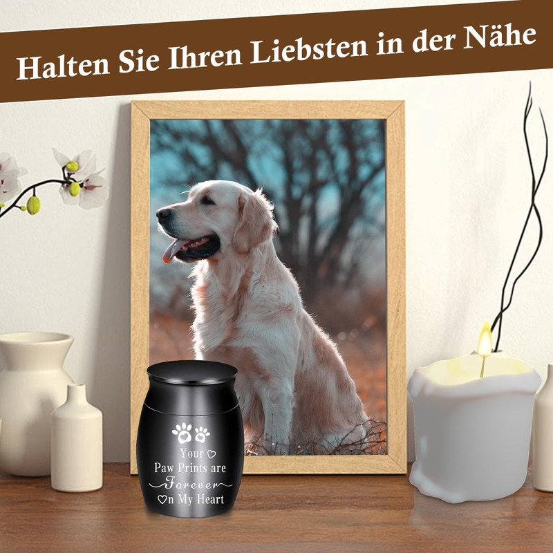 Small Cremation Urn, Mini Memorial Keepsake Urn, Funeral Urn, Waterproof