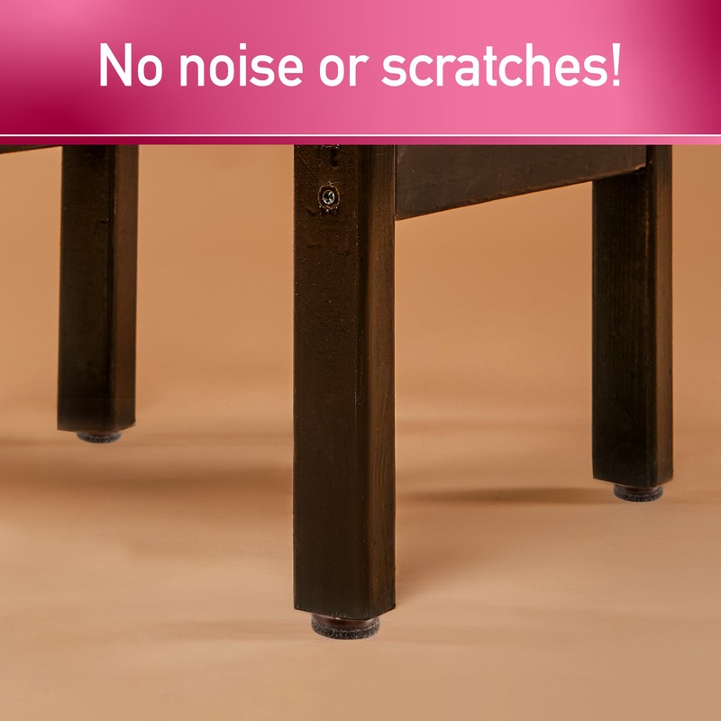 SoftTouch 4770195N Nail-On, Heavy Duty Felt Pads For Wood Furniture