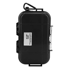 Small Case,Dry Box Waterproof,Waterproof Case Waterproof Diving Survival Transport Container Rvable Interior Rubber Cushion for k Hiking Fishing Cam(Black) Dry Box Outdoor fer sm