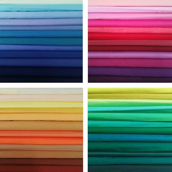 Fabrics for Sewing Cotton: Pack of 50 30 x 30