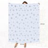 FRAMICS Christmas Throw Blanket, Soft White Winter Fleece Blanket Throw,